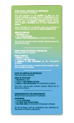 NeuroBeauty Stick Facial Limpiador de Impurezas e Hidratación