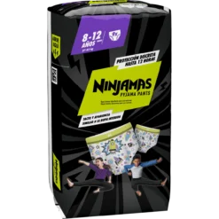 Ninjamas Pyjama Pants Calzoncillos de Noche Absorbentes 8-12 años
