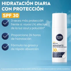 Nivea MEN Sensitive Crema Hidratante SPF30