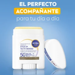 Nivea Sun Protección Facial Stick UV SPF50+ Tacto Sedoso