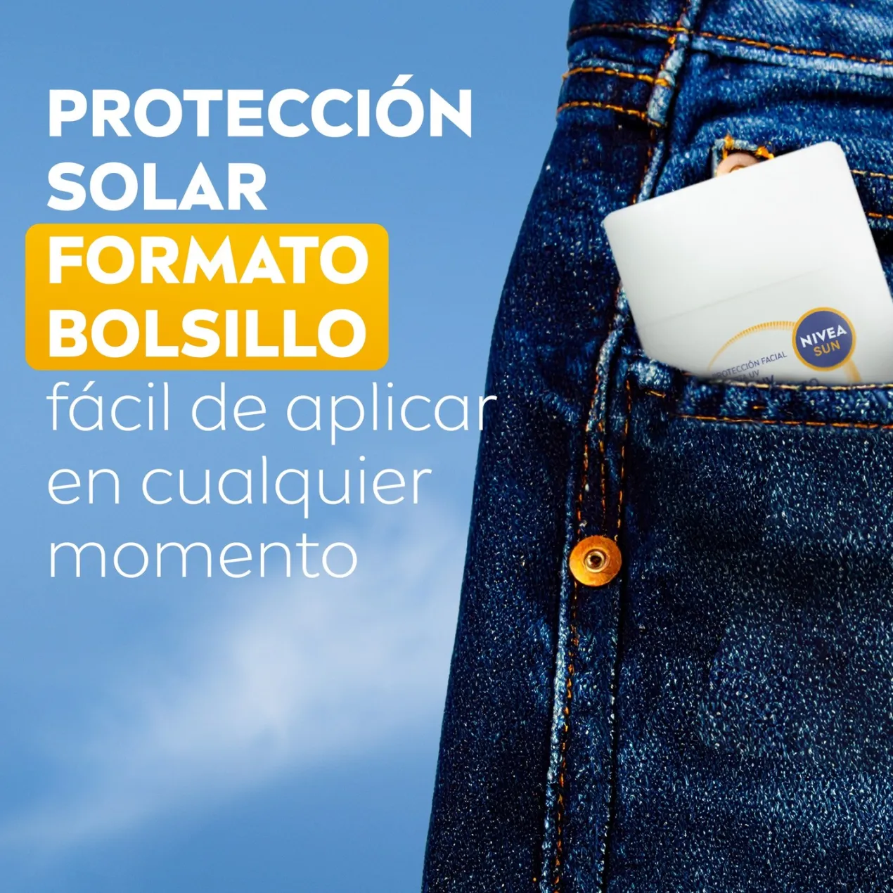 Nivea Sun Protección Facial Stick UV SPF50+ Tacto Sedoso