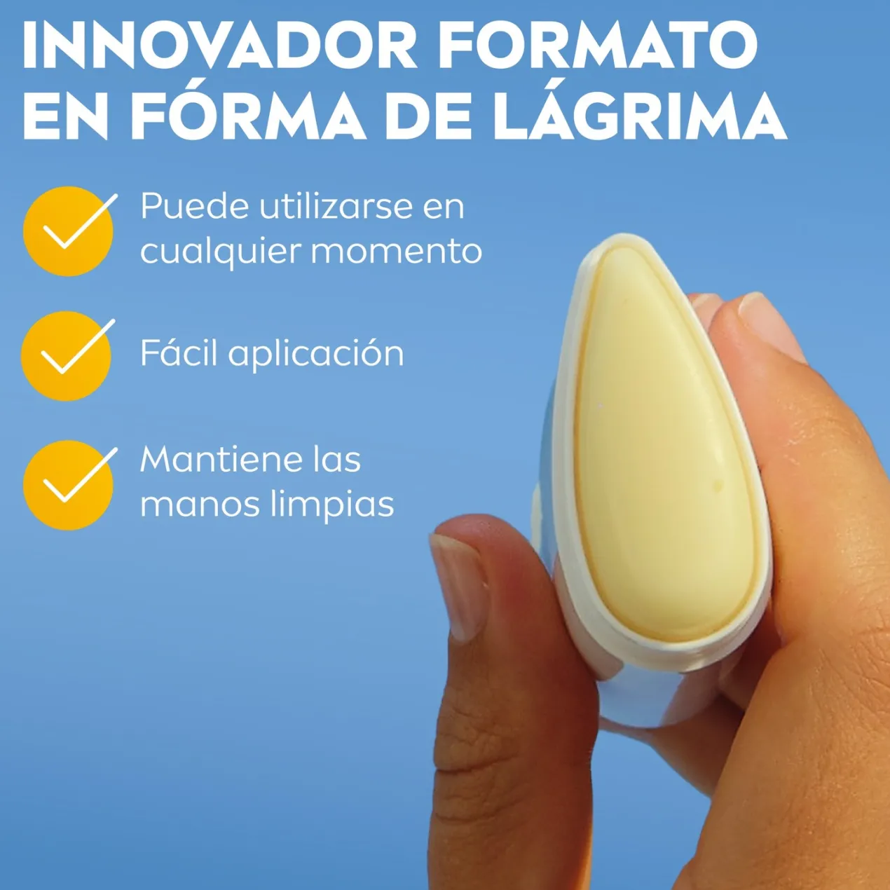 Nivea Sun Protección Facial Stick UV SPF50+ Tacto Sedoso