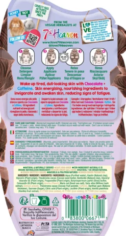 Nourish & Energise Mascarilla Facial Nutritiva y Estimulante con Chocolate y Cafeína