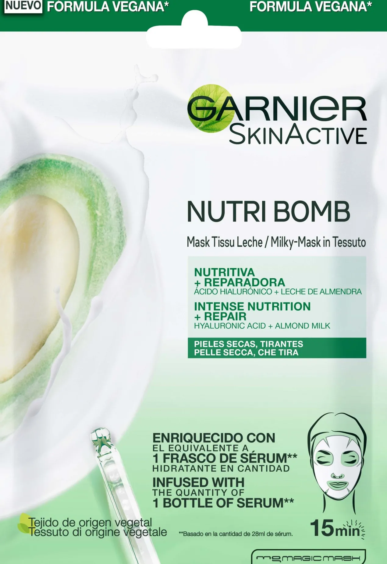 Nutri Bomb Mascarilla Nutritiva Reparadora Leche de Almendra