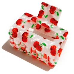 Oh My Hair Pinza Mini Rectangular Cerezas