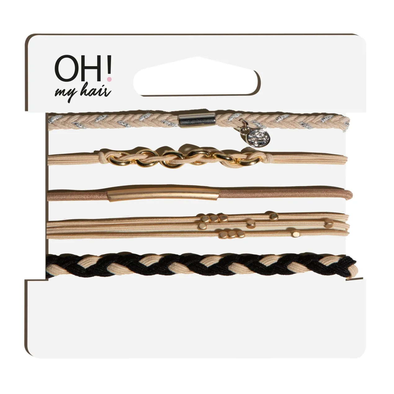 Oh My Hair Set Gomas con Abalorios
