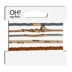 Oh My Hair Set Gomas con Abalorios