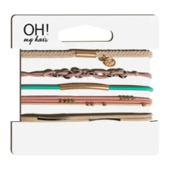 Oh My Hair Set Gomas con Abalorios