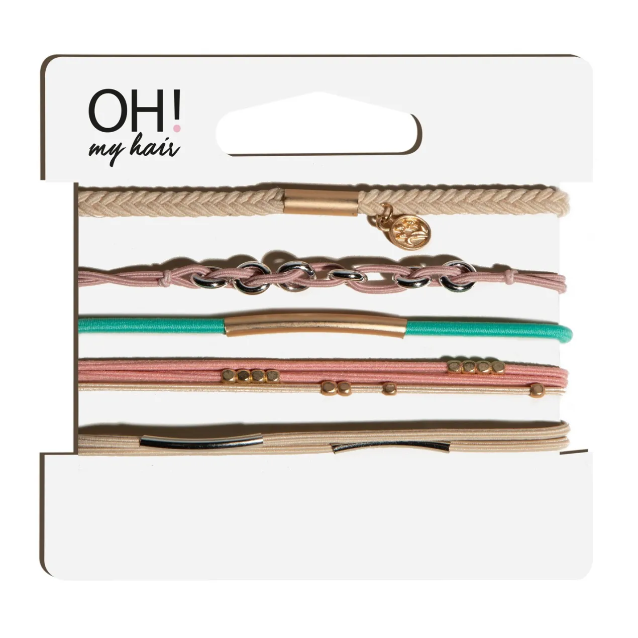 Oh My Hair Set Gomas con Abalorios