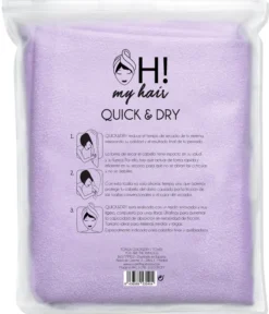 Oh My Hair Toalla para el Secado del Cabello Travel Size