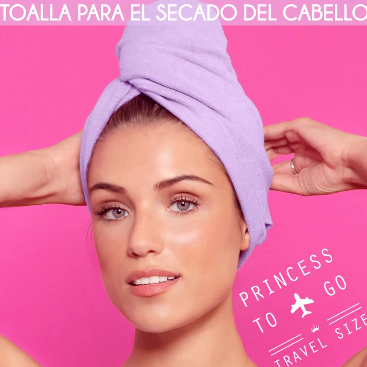 Oh My Hair Toalla para el Secado del Cabello Travel Size