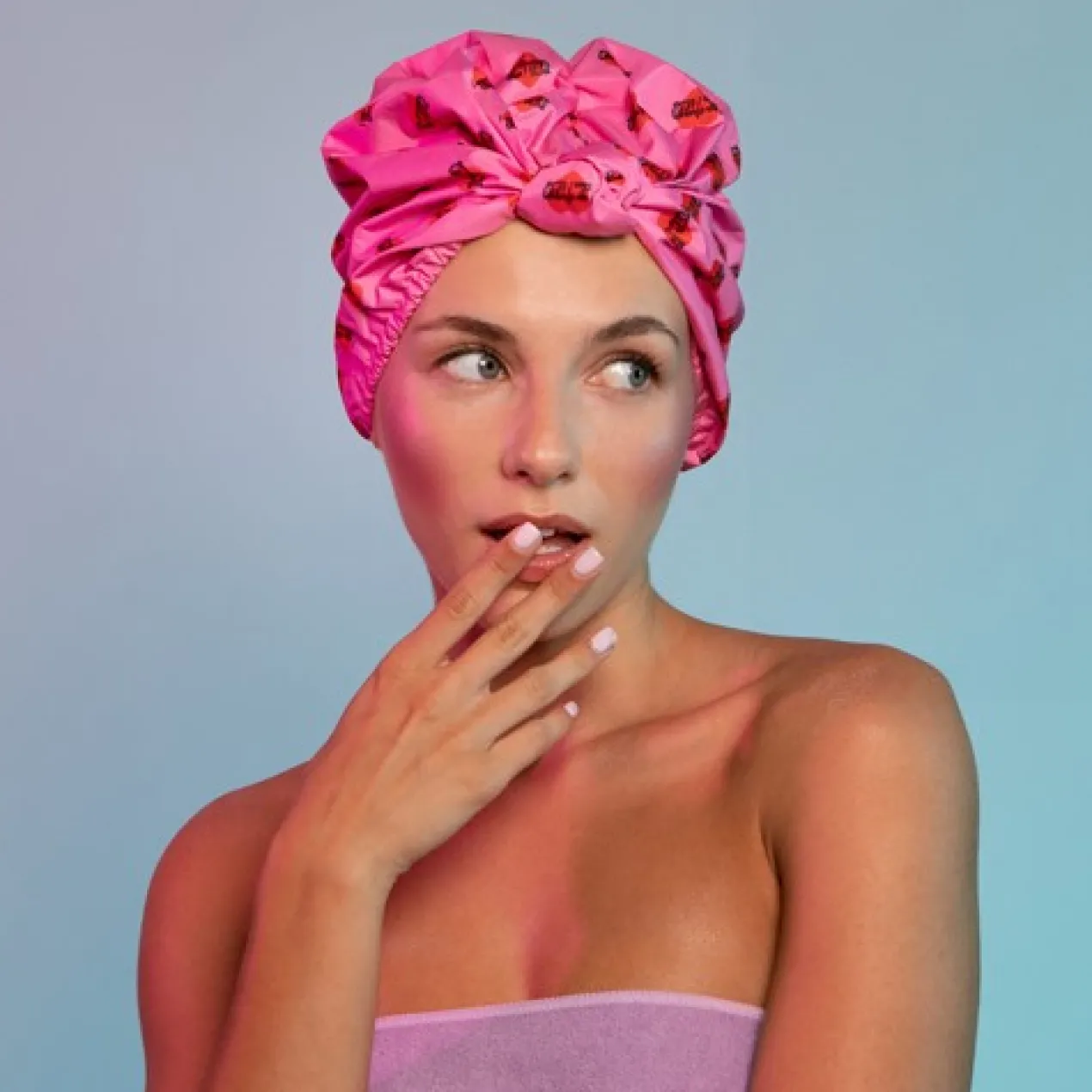Oh My Hair Turbante Ducha Corazones