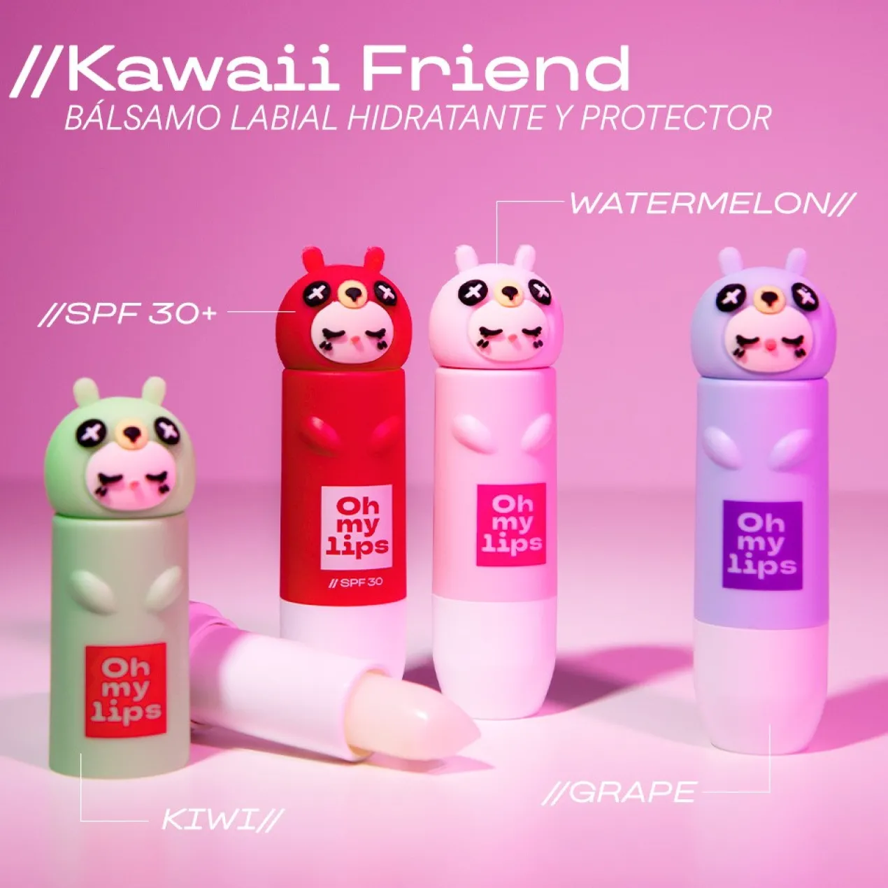 Oh My Lips My Kawaii Friend Lip Balm Bálsamo Labial