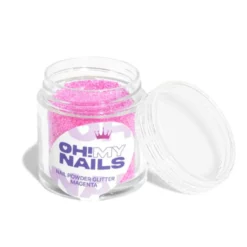 Oh My Nails Powder Glitter Magenta