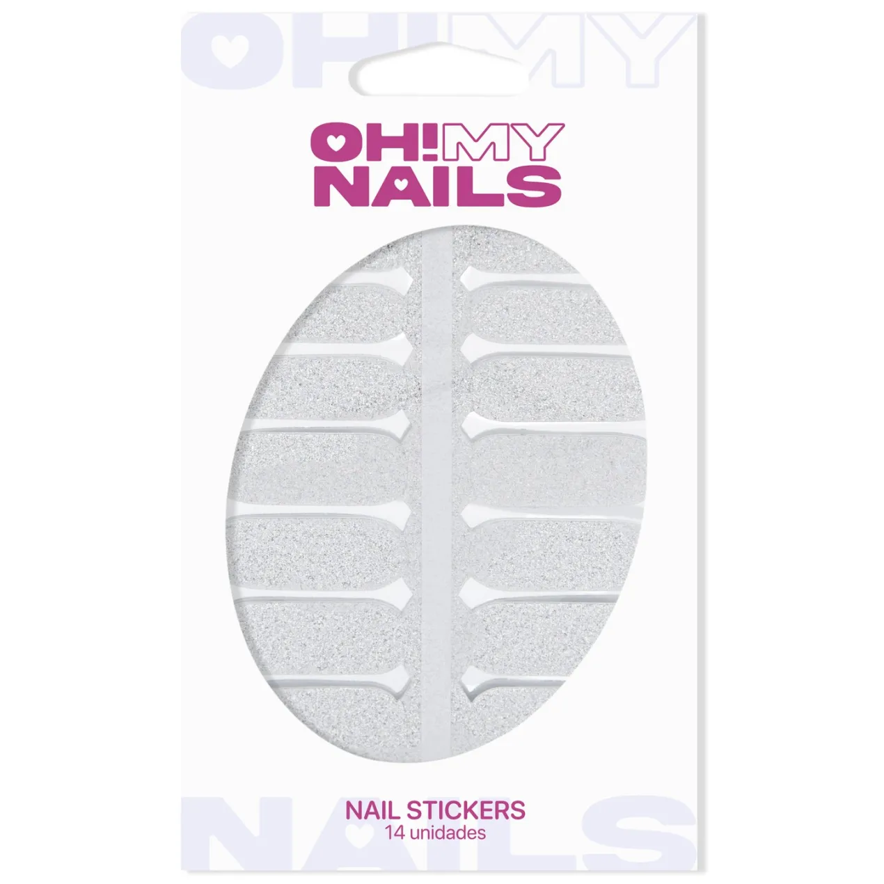 Oh My Nails Stickers Glitter
