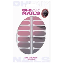 Oh My Nails Termoaction Rosa a Negro