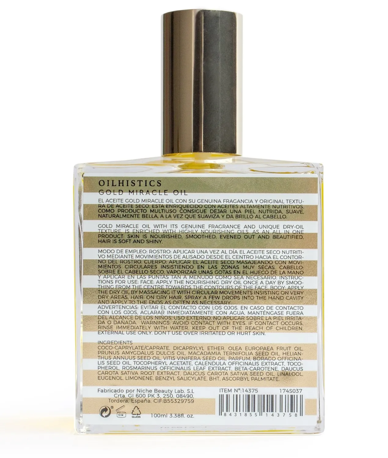 Oilhistics Aceite Seco