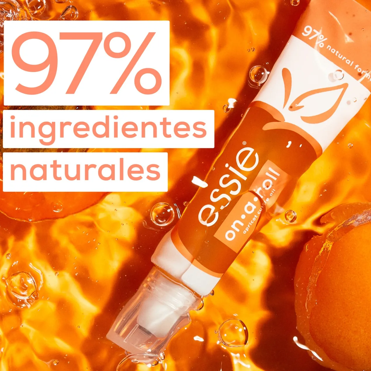On a Roll Apricot aceite de rápida absorción uñas y cutículas