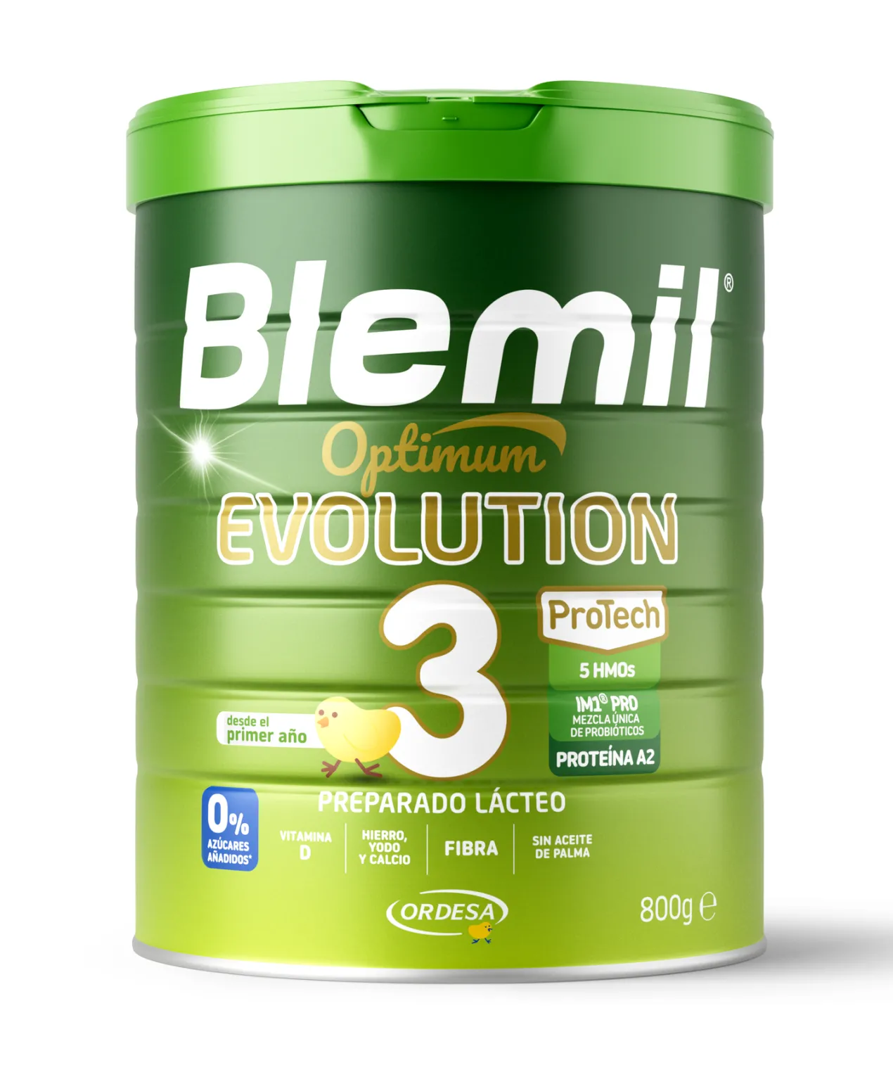 3 Optimum Evolution Leche de continuación