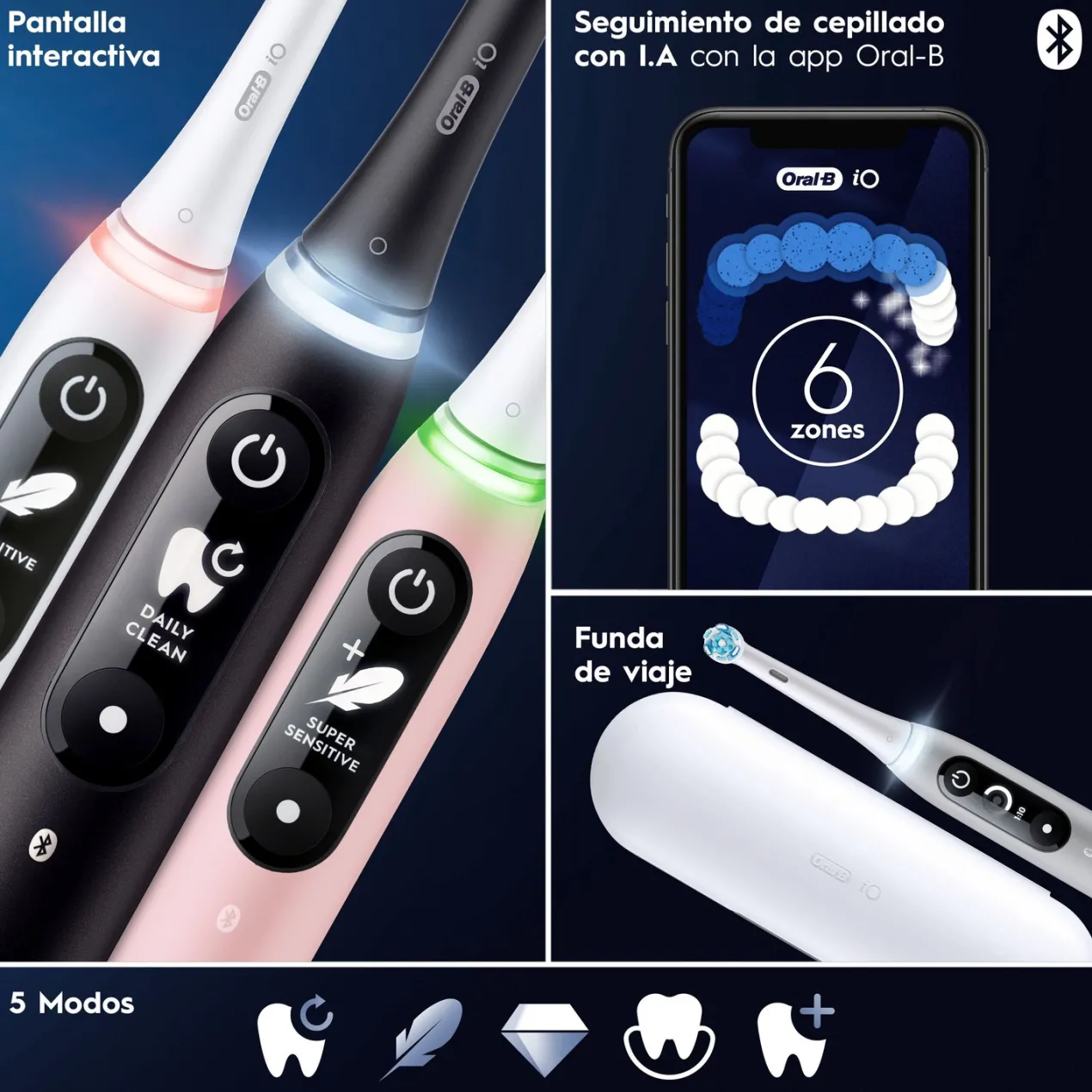 Oral-B iO 6 Cepillo De Dientes Eléctrico Gris