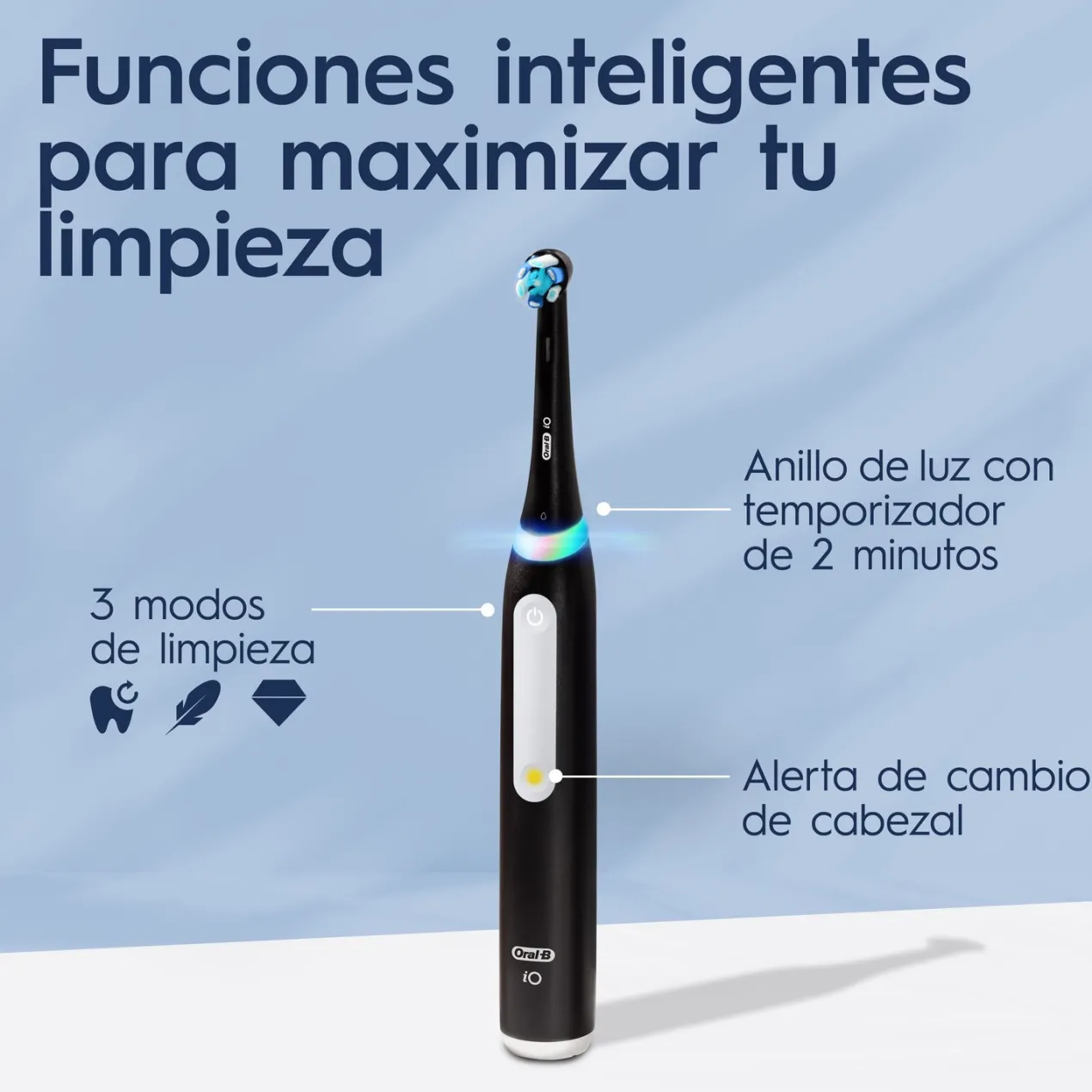 Oral-B iO 3S Cepillo de Dientes Eléctrico Negro