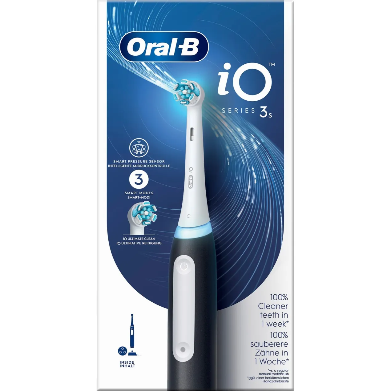 Oral-B iO 3S Cepillo de Dientes Eléctrico Negro