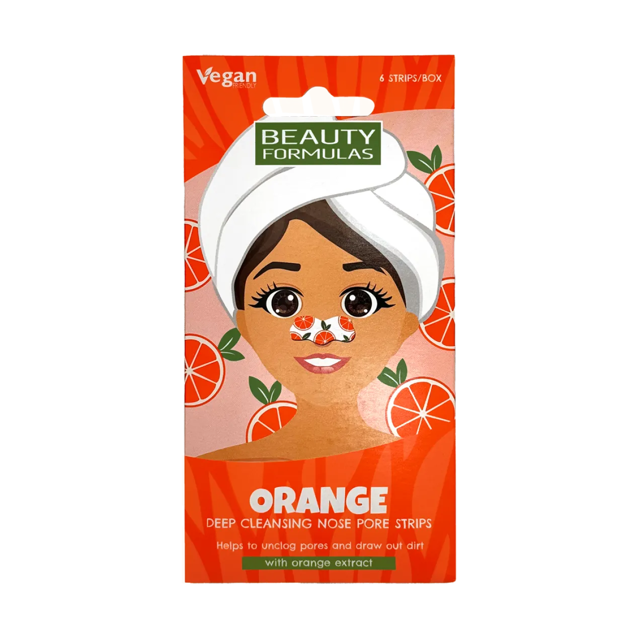 Orange Deep Cleansing Nose Pore Strips Tiras de Limpieza de Poros de la Nariz