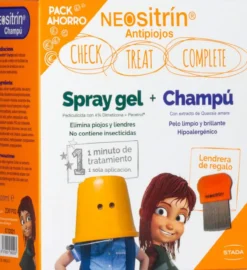 Pack Antipiojos Champú + Spray + Lendrera