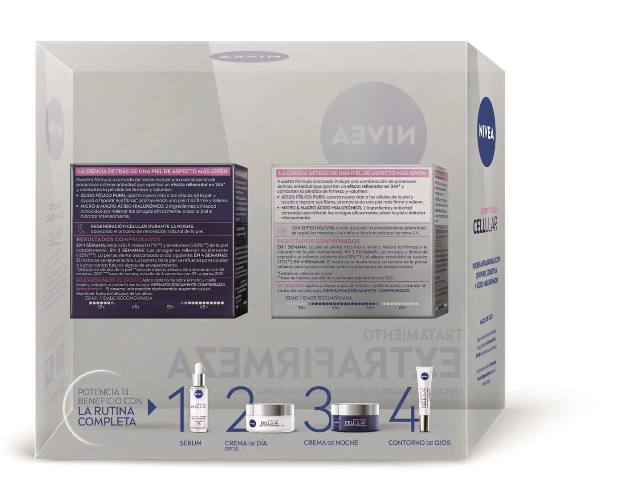 Pack Cellular Tratamiento Extrafiermeza Crema de Día + Crema de Noche
