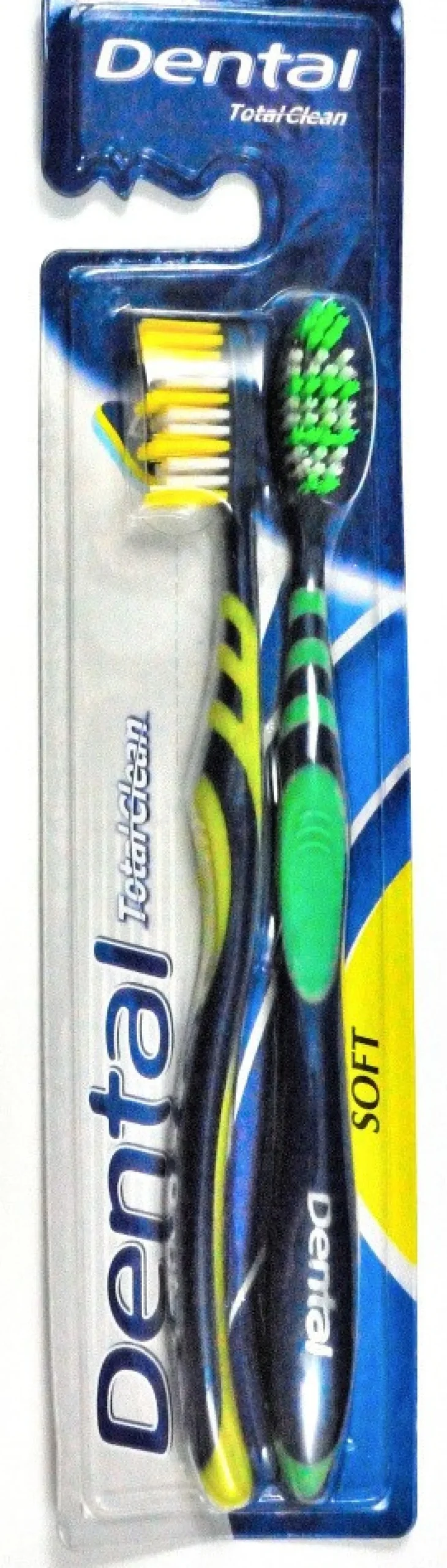 Pack 2 Cepillos de Dientes Total Clean-Soft