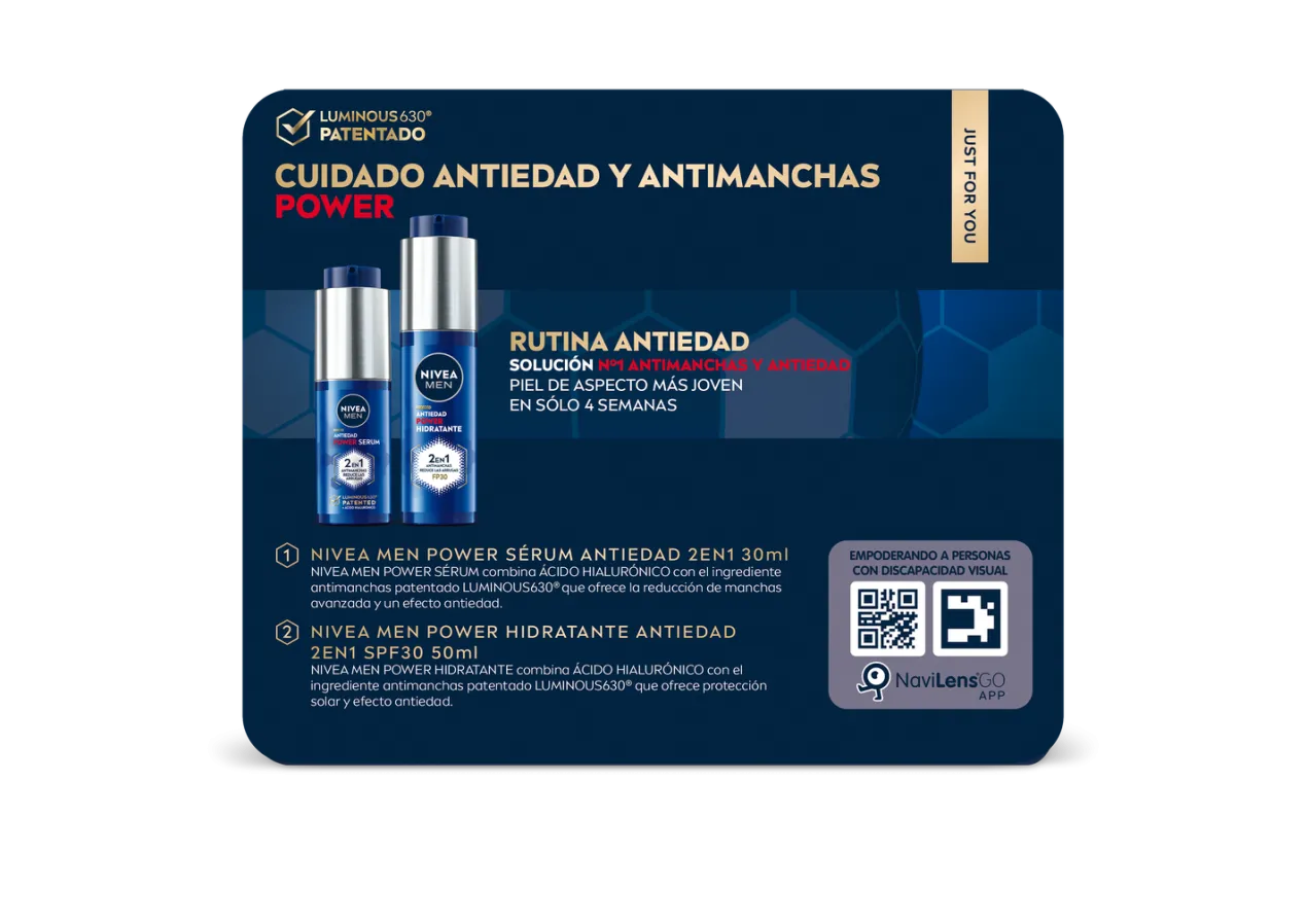 Pack Cuidado Antiedad y Antimanchas Power para Hombres