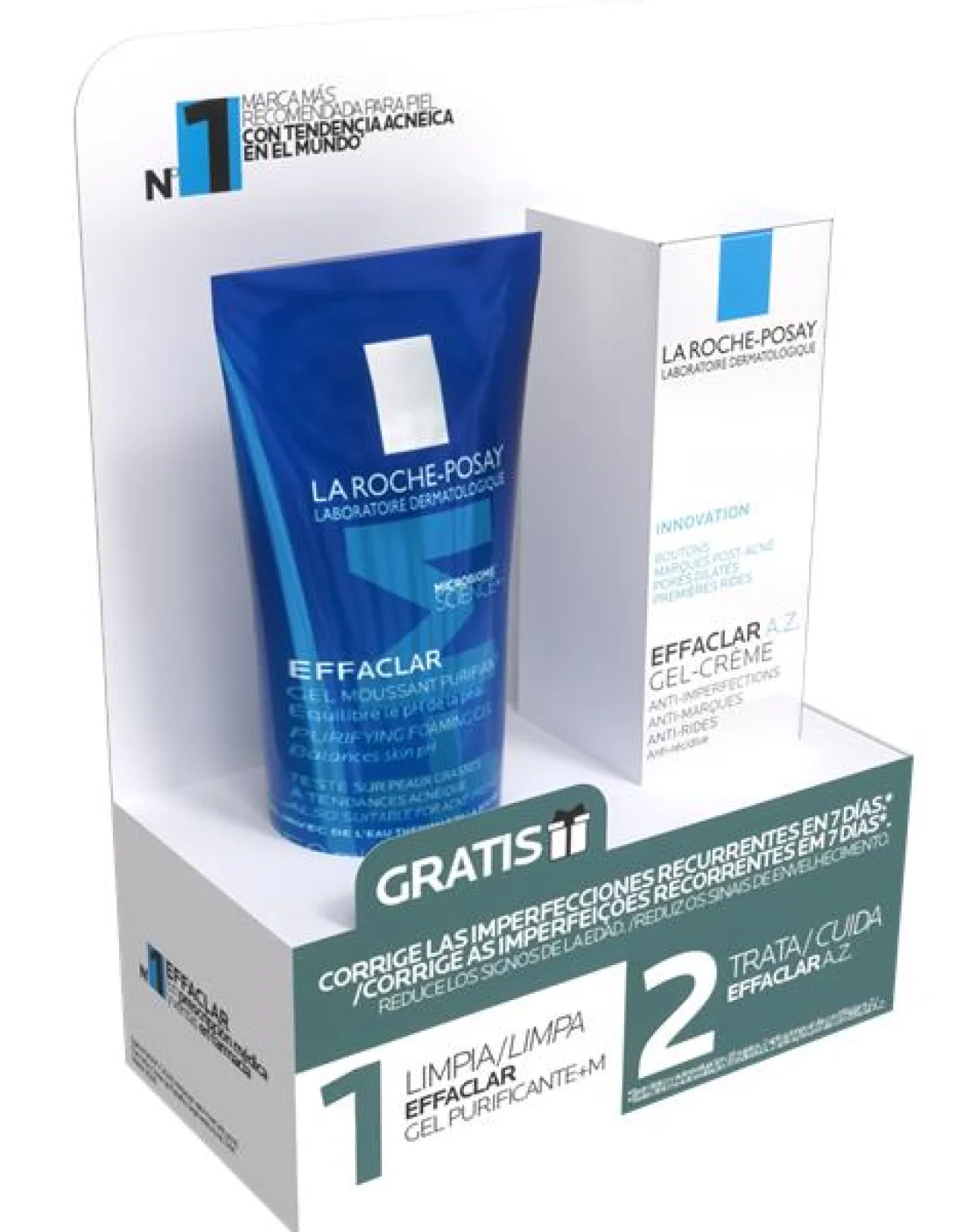 Pack Effaclar A.Z. Gel Crema Anti-Imperfecciones + Effaclar Gel Mousse