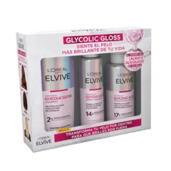 Pack Elvive Glycolic Gloss Champú + Tratamiento Laminado + Sérum
