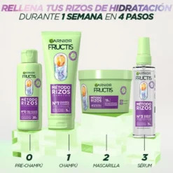 Pack Garnier Fructis Método Rizos Champú + Sérum + Mascarilla