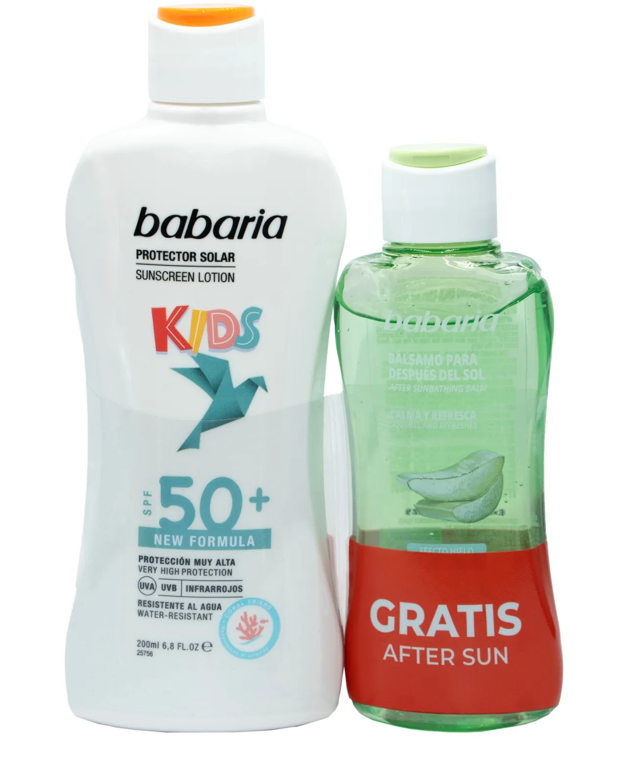 Pack Leche Protectora Kids SPF50+ + Aftersun Efecto Hielo
