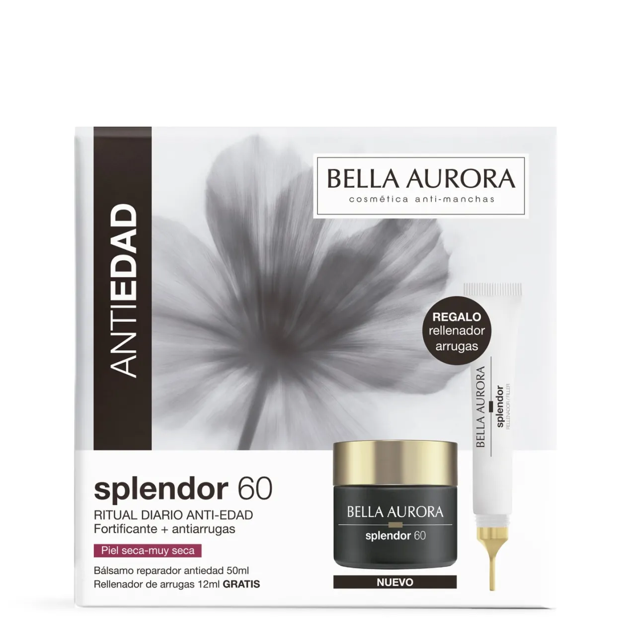 Pack Splendor 60 Ritual Diario Antiedad Bálsamo + Rellenador Piel Seca