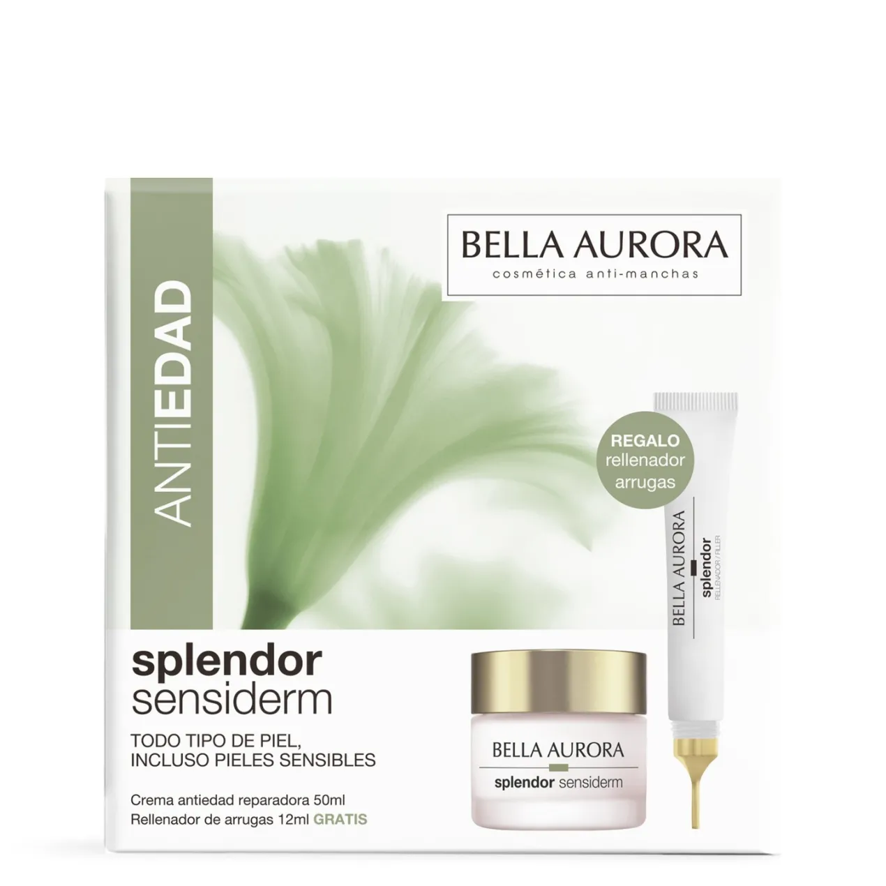 Pack Splendor Sensiderm Crema Antiedad + Rellenador