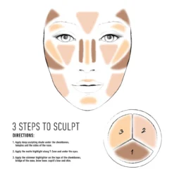 Paleta Contorno de Rostro Steps to Sculpt Fair