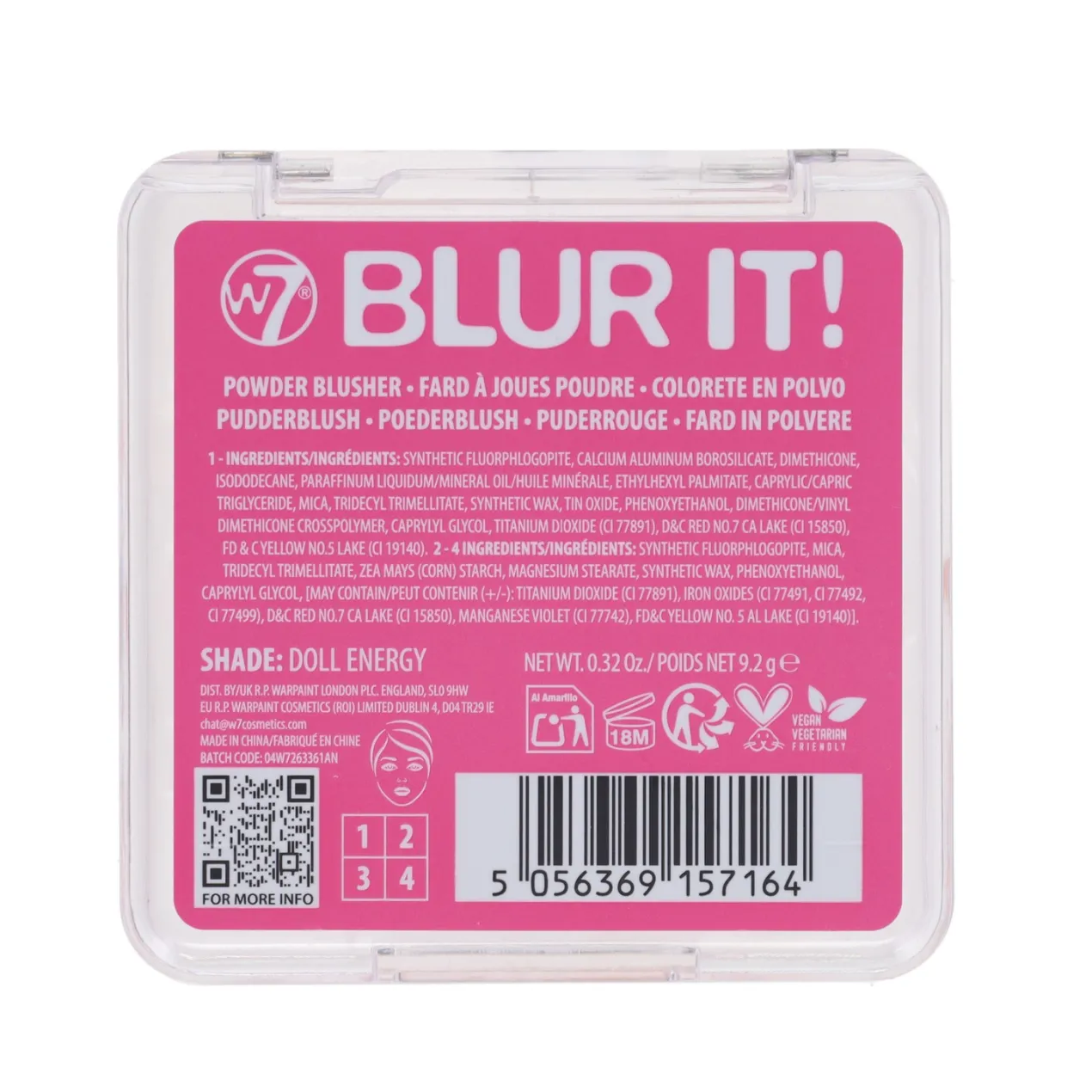 Paleta De Coloretes Blur It Blush