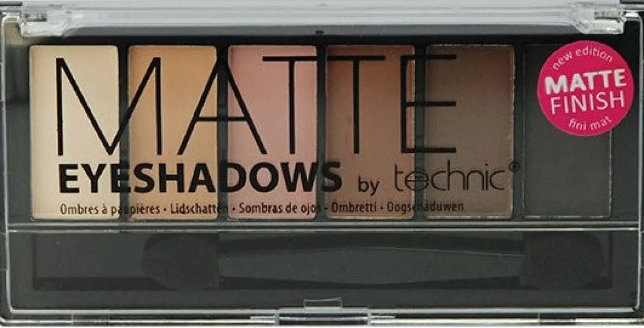 Paleta de 6 sombras de Ojos Matte Nude