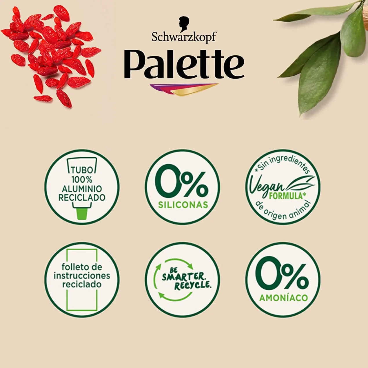 Palette Naturals Coloración Permanente Sin Amoniaco