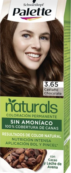 Palette Naturals Coloración Permanente Sin Amoniaco