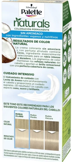 Palette Naturals Coloración Permanente Sin Amoniaco