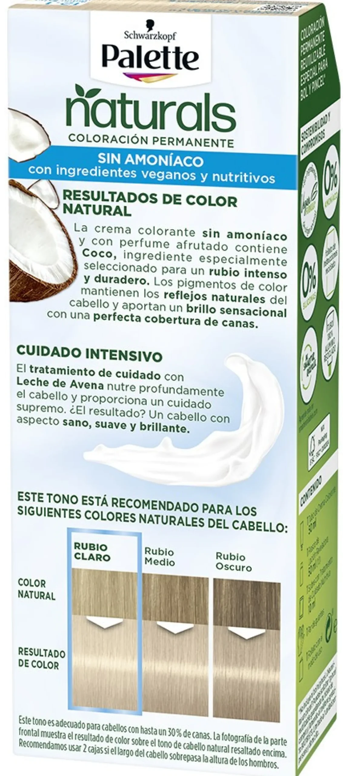 Palette Naturals Coloración Permanente Sin Amoniaco