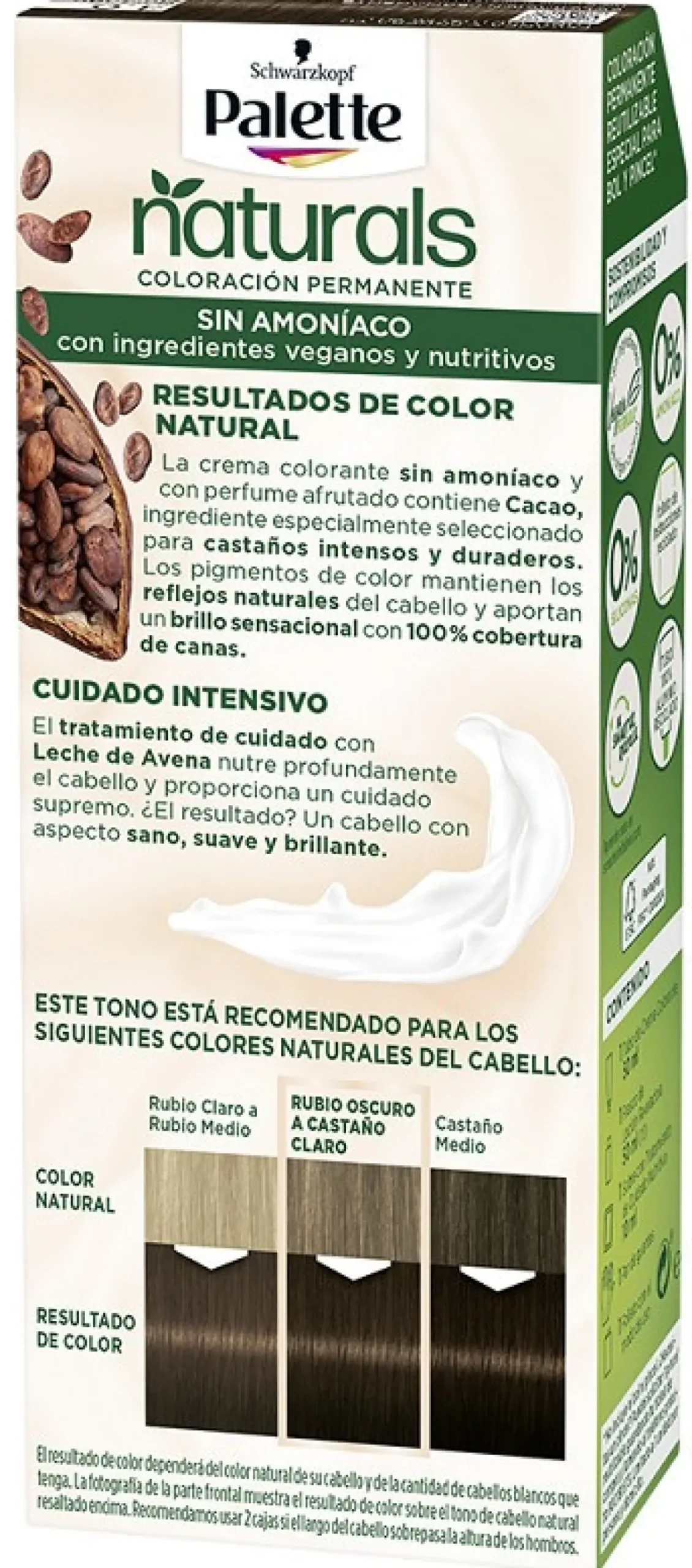Palette Naturals Coloración Permanente Sin Amoniaco