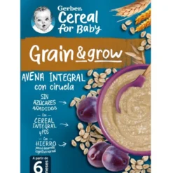 Papilla Avena Integral con Ciruela