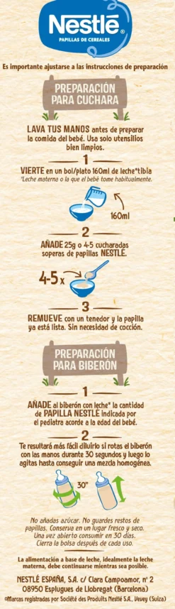 Papilla 8 Cereales con Miel