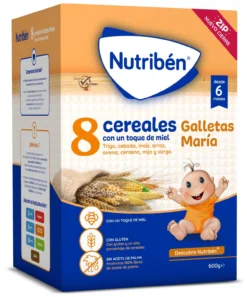 Papilla 8 Cereales con Miel Y Galletas María
