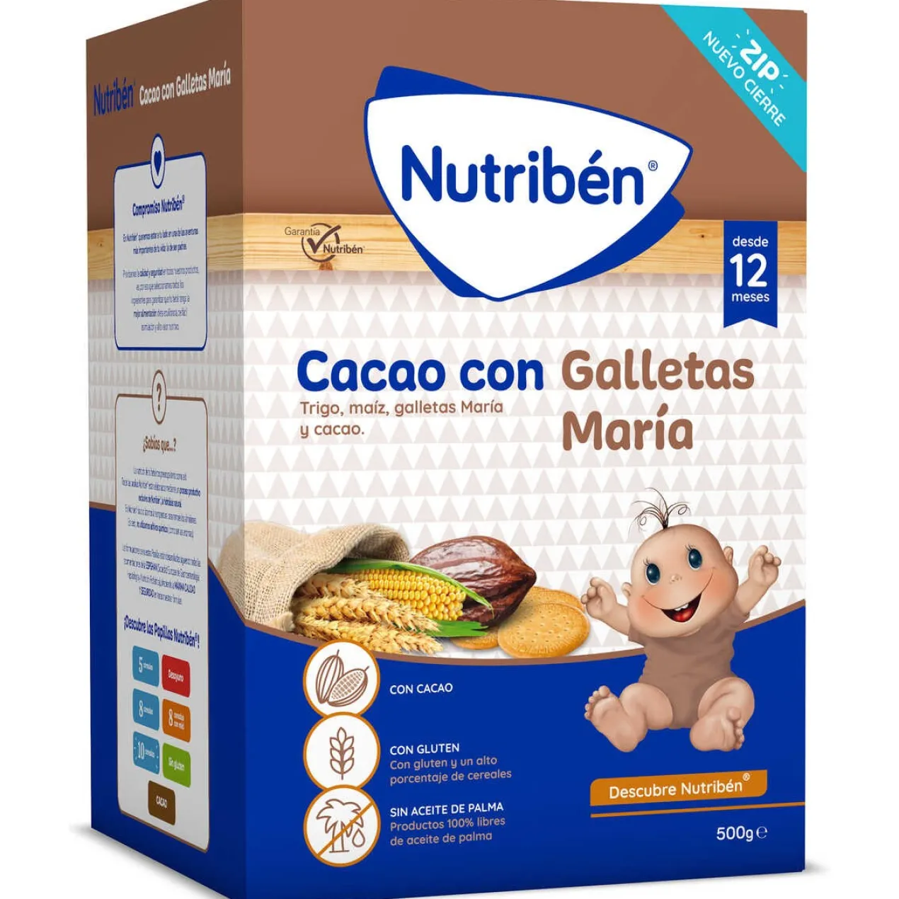 Papilla de Cacao con Galletas María