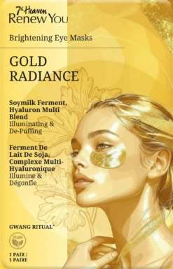 Parches Ojos Gold Radiance Renew You Hidrogel Con Q10 y Ácido Hialurónico